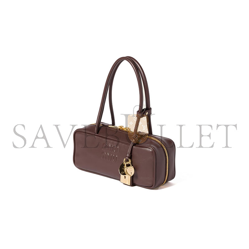 MIU MIU BEAU LEATHER BAG 5BB173 (28*12*8cm)